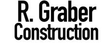 R. Graber Construction logo in black text on a white background
